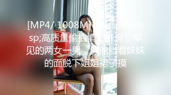 [MP4/ 1008M]&nbsp;&nbsp;高质量偷拍情侣开房，罕见的两女一男，男的当着妹妹的面脱下姐姐裙子摸