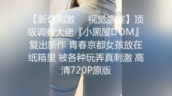 【新奇刺激❤️视觉盛宴】顶级调教大佬『小黑屋DOM』复出新作 青春京都女孩放在纸箱里 被各种玩弄真刺激 高清720P原版