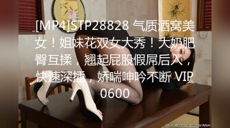 [MP4]STP28828 气质酒窝美女！姐妹花双女大秀！大奶肥臀互揉，翘起屁股假屌后入，快速深插，娇喘呻吟不断 VIP0600